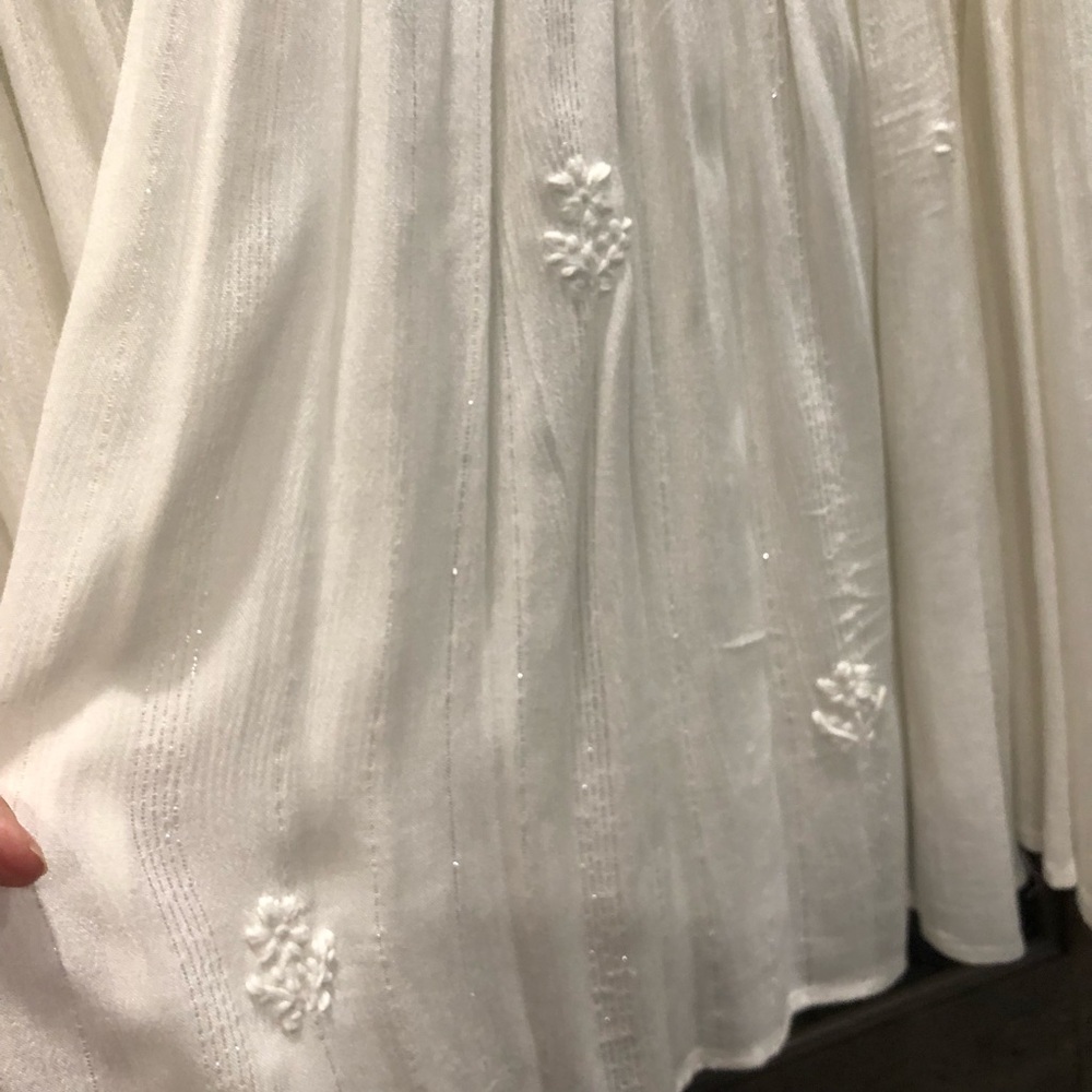 Rachel Zoe Country Chic  Embroidered Women's Top size Large - Picture 6 of 11